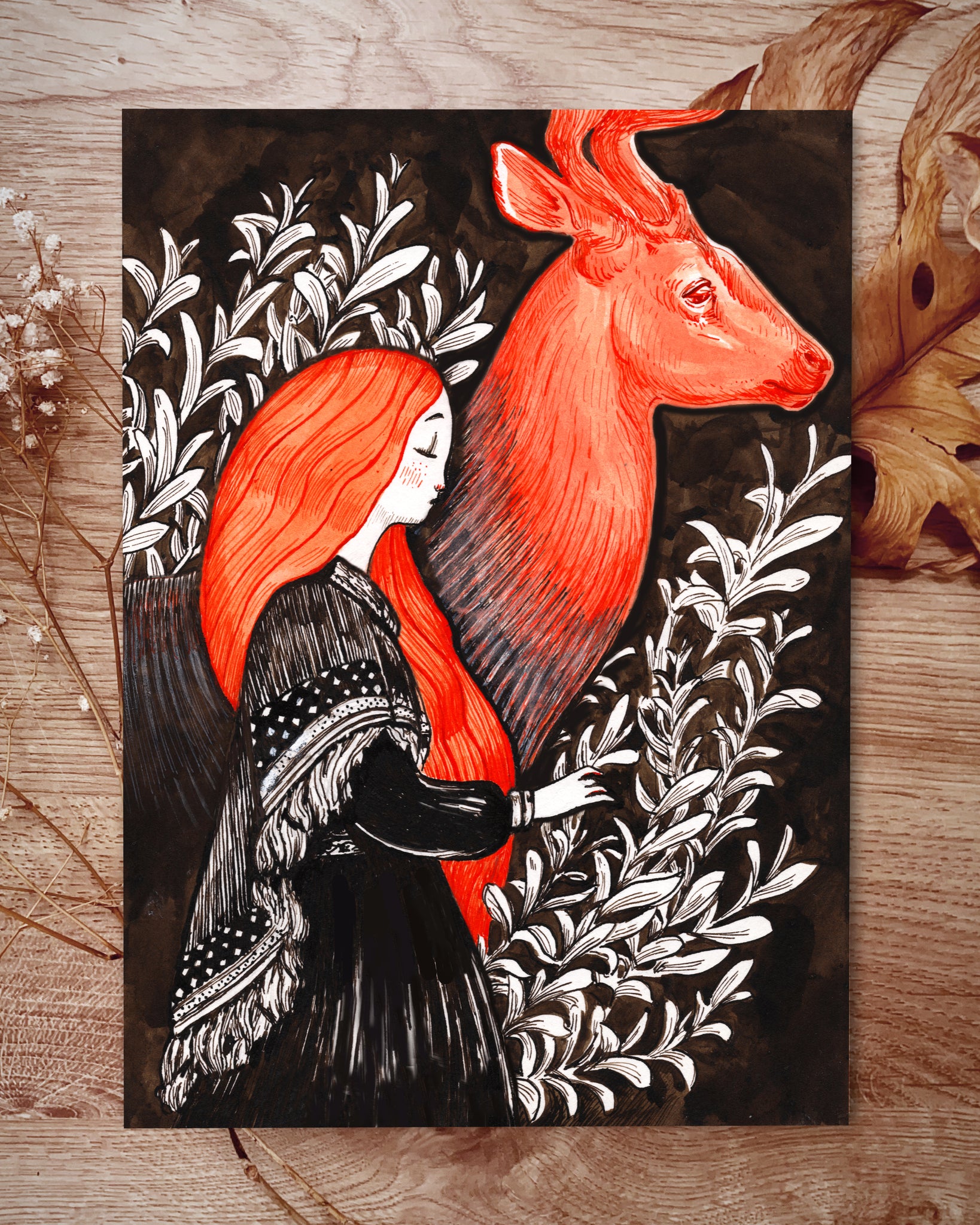Deer Witch - Art Print