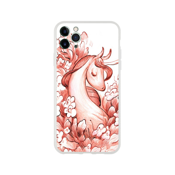 Flower Unicorn - Flexi phone case