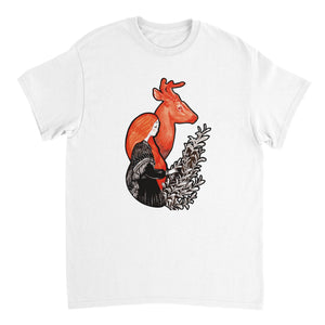 Deer Witch - Heavyweight Unisex Crewneck T-shirt