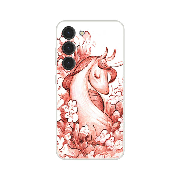 Flower Unicorn - Flexi phone case