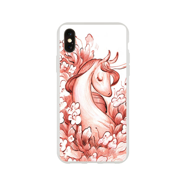 Flower Unicorn - Flexi phone case