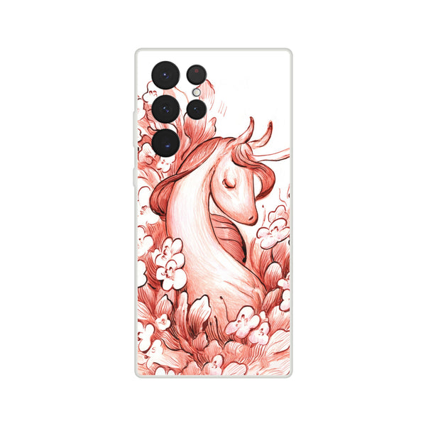 Flower Unicorn - Flexi phone case