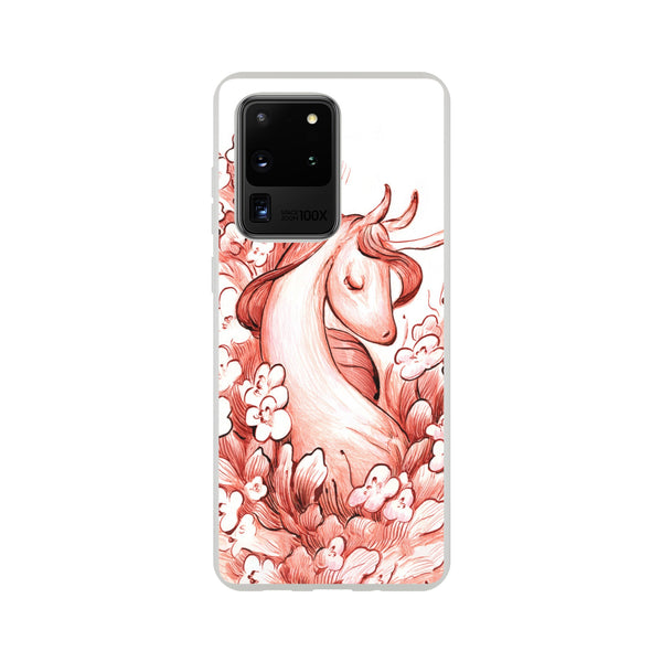 Flower Unicorn - Flexi phone case