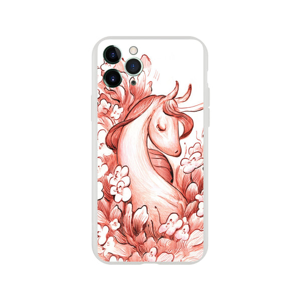 Flower Unicorn - Flexi phone case