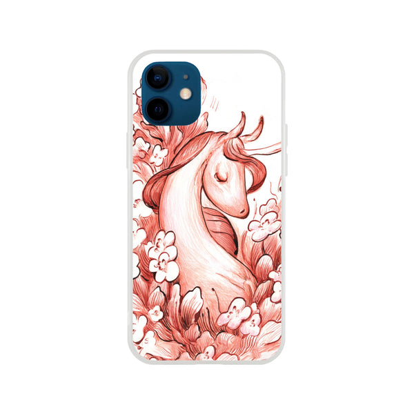 Flower Unicorn - Flexi phone case