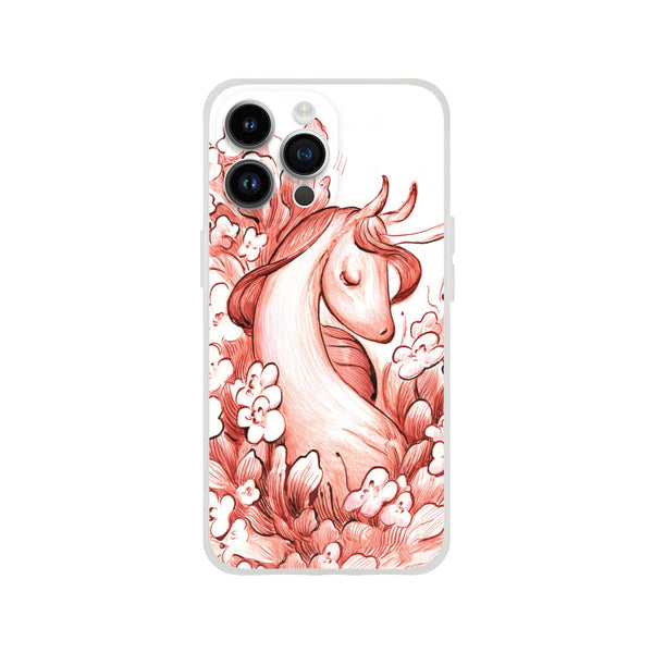 Flower Unicorn - Flexi phone case