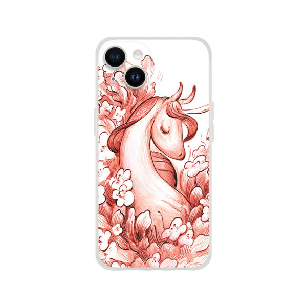 Flower Unicorn - Flexi phone case