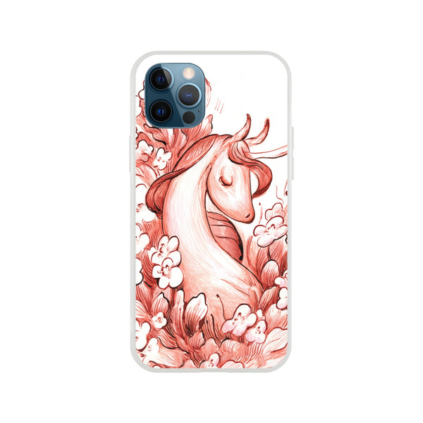Flower Unicorn - Flexi phone case