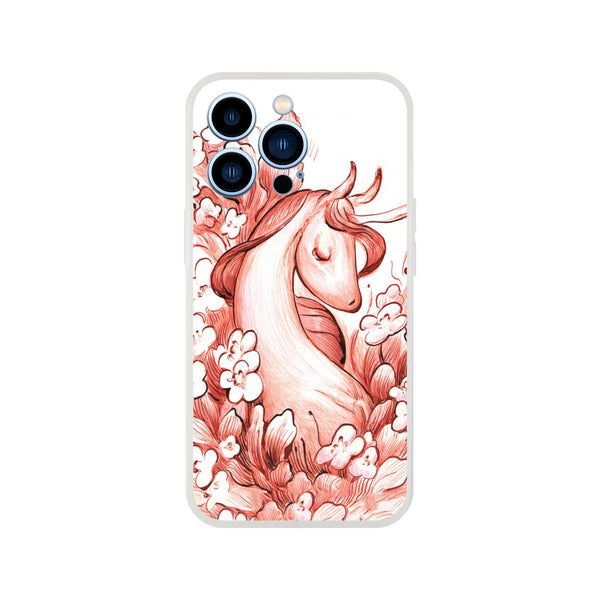 Flower Unicorn - Flexi phone case