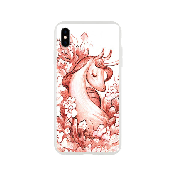 Flower Unicorn - Flexi phone case