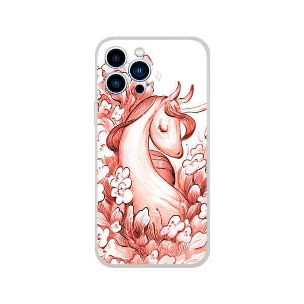 Flower Unicorn - Flexi phone case