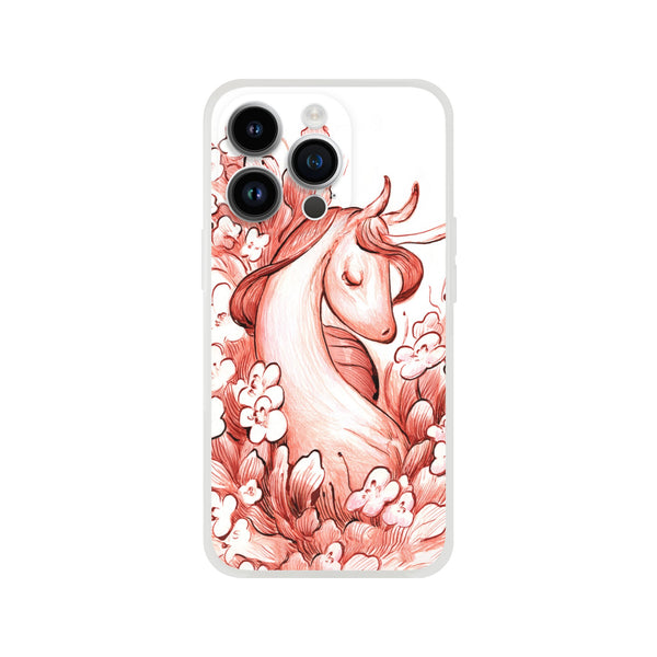 Flower Unicorn - Flexi phone case