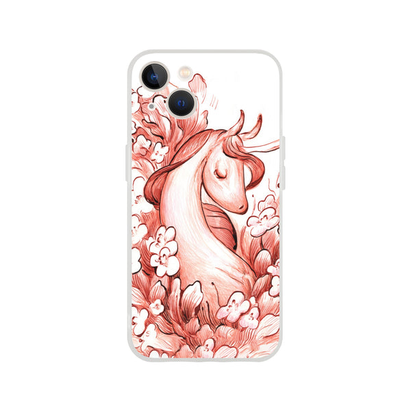 Flower Unicorn - Flexi phone case