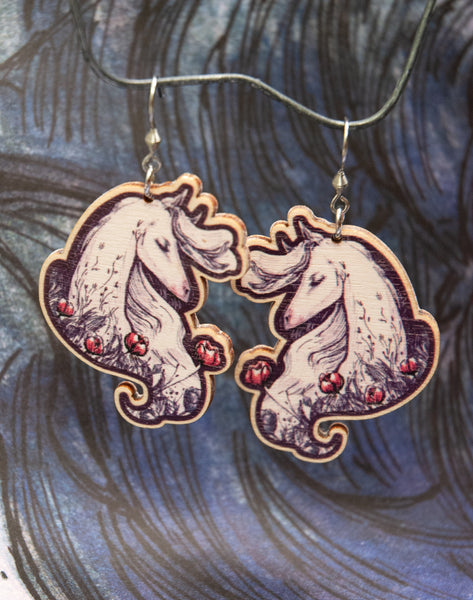 White Horse - Earrings